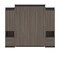 Bestar Orion 104W Queen Murphy Bed and 2 Storage Cabinets w/Pull-Out Shelves (105W), Bark Gray & Graphite 116889-000047 - alternate 5